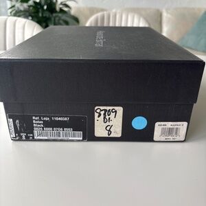 Black suede ankle high booties